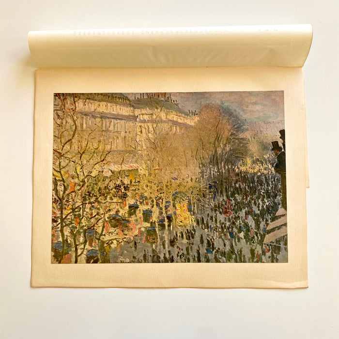 Vintage 1935 Monet "Boulevard des Capucines" Art Print