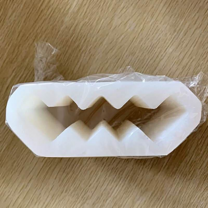 Wavy soap dish silicone mold