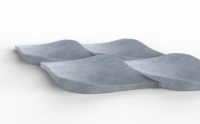 "Wawy" wall tile silicone mold - madmolds -