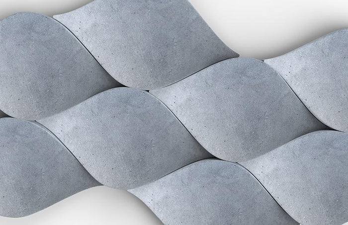"Wawy" wall tile silicone mold - madmolds -