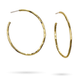 Waxing Poetic Airy Oval Hoop Earrings -Lg