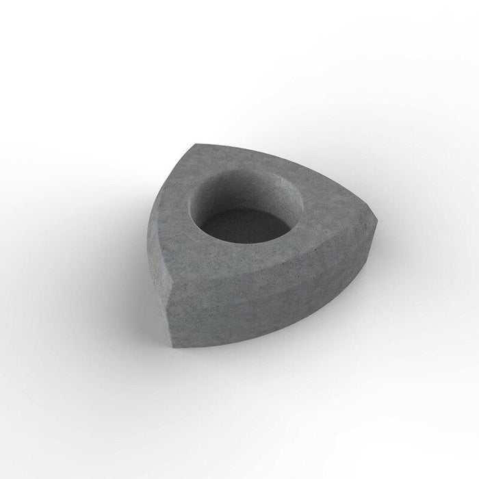 "Wedge" triangle candlestick mold - madmolds -