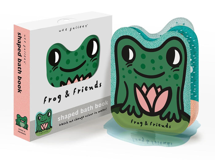 Wee Gallery - Bath Book - Frog and Friends - Mabel & Fox