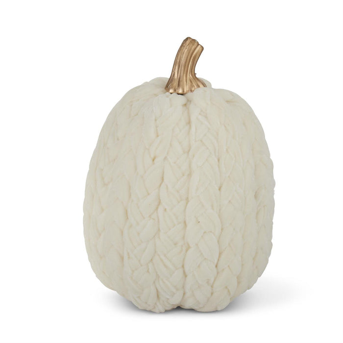 White Braided Pumpkin, Tall