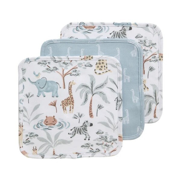 baby face washers animals