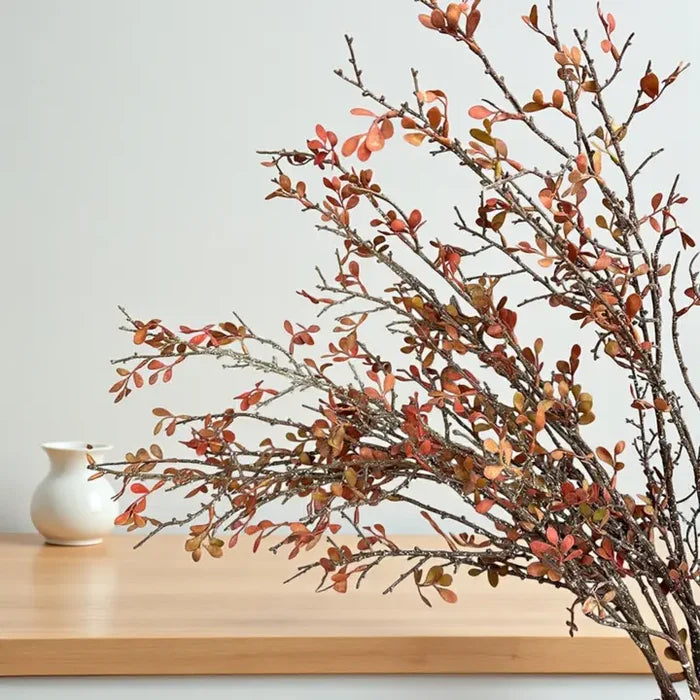 Wine Burgundy Leaf Branch