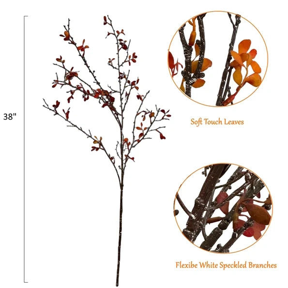 Wine Burgundy Leaf Branch