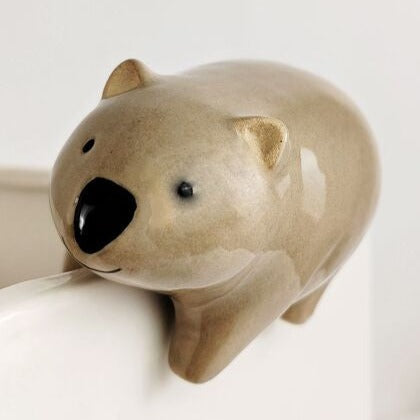 wombat pot hanger for edge pf planter anustralian animal souvenir