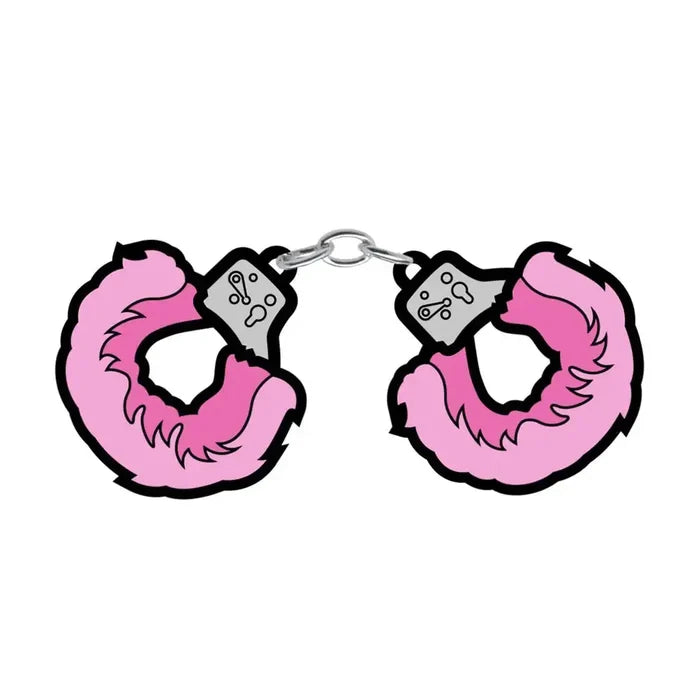 Fuzzy Handcuffs Soft Enamel Pin - Rolik®