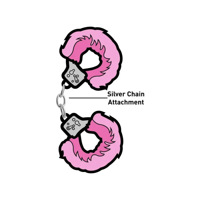 Fuzzy Handcuffs Soft Enamel Pin - Rolik®