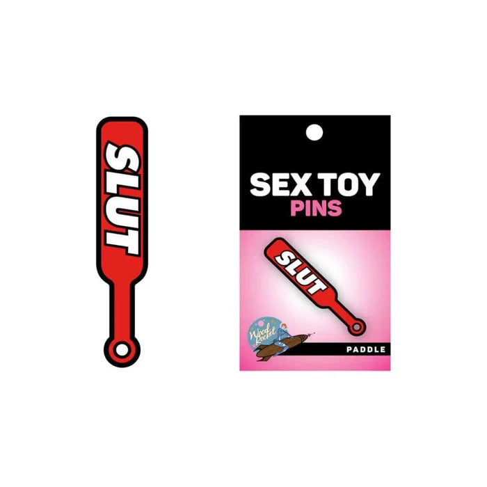 Slut Paddle Soft Enamel Pin - Rolik®