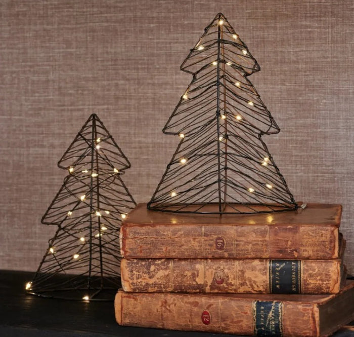 Woven Winter Tree - Brown