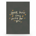 Yaya Studio - Art Print - Look How They Shine - Charcoal - Mabel & Fox