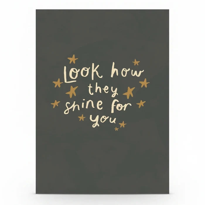 Yaya Studio - Art Print - Look How They Shine - Charcoal - Mabel & Fox