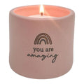 you are amazing candle
