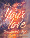 Your Love - premium canvas