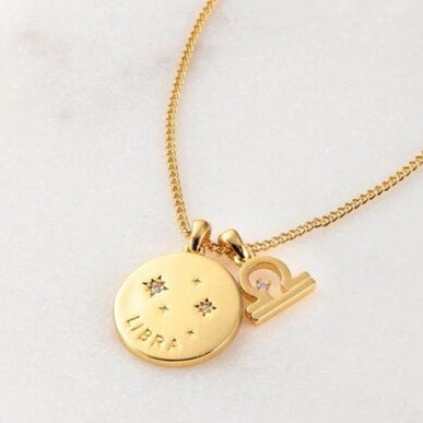 zafino libra gold necklace